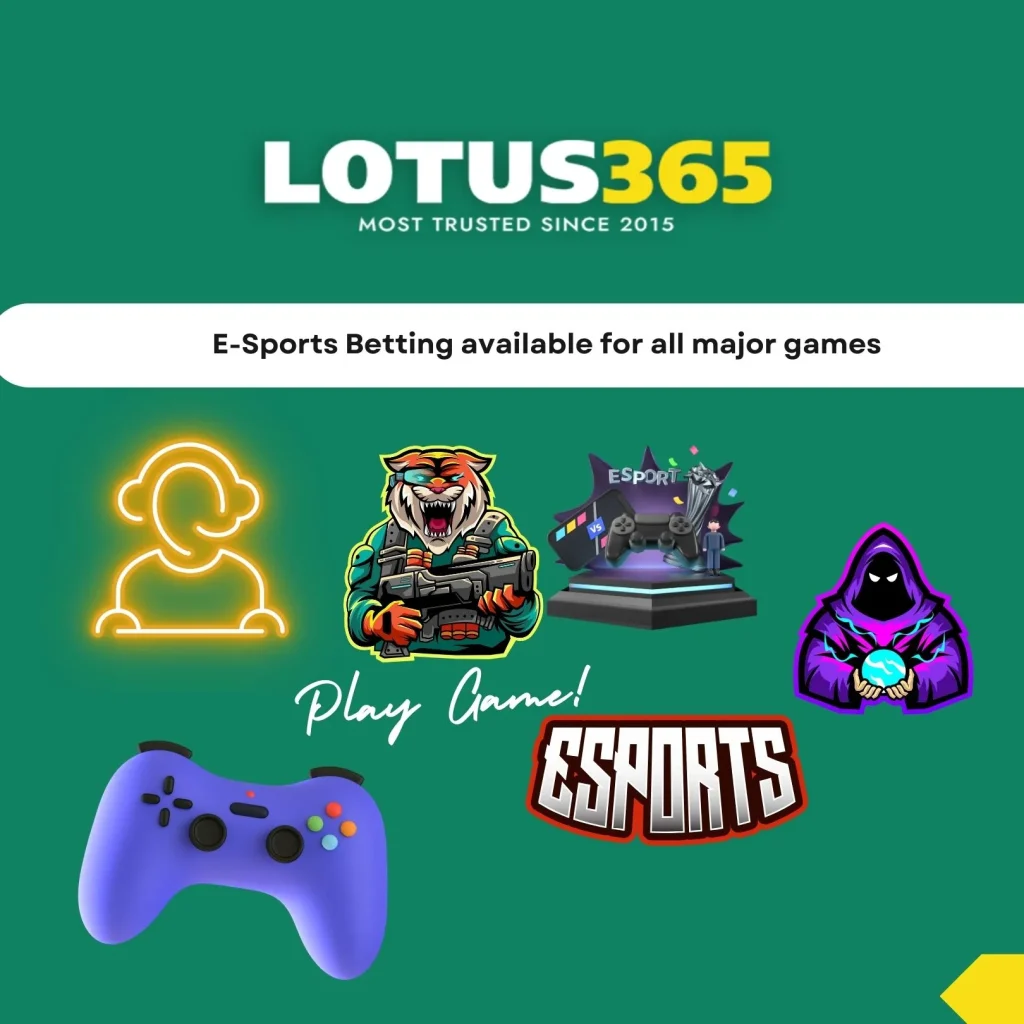eSport betting at lotus365