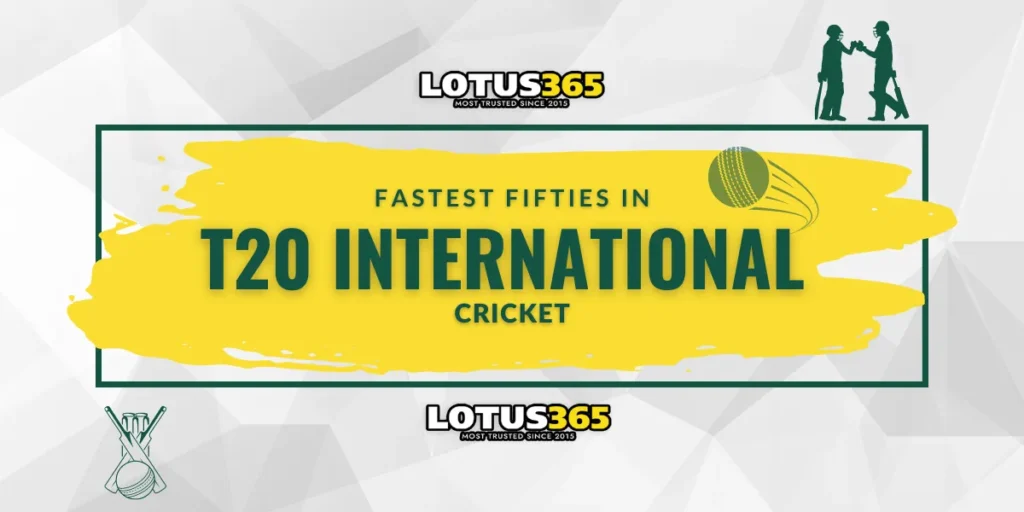 fastest fifties in t20 international cricket