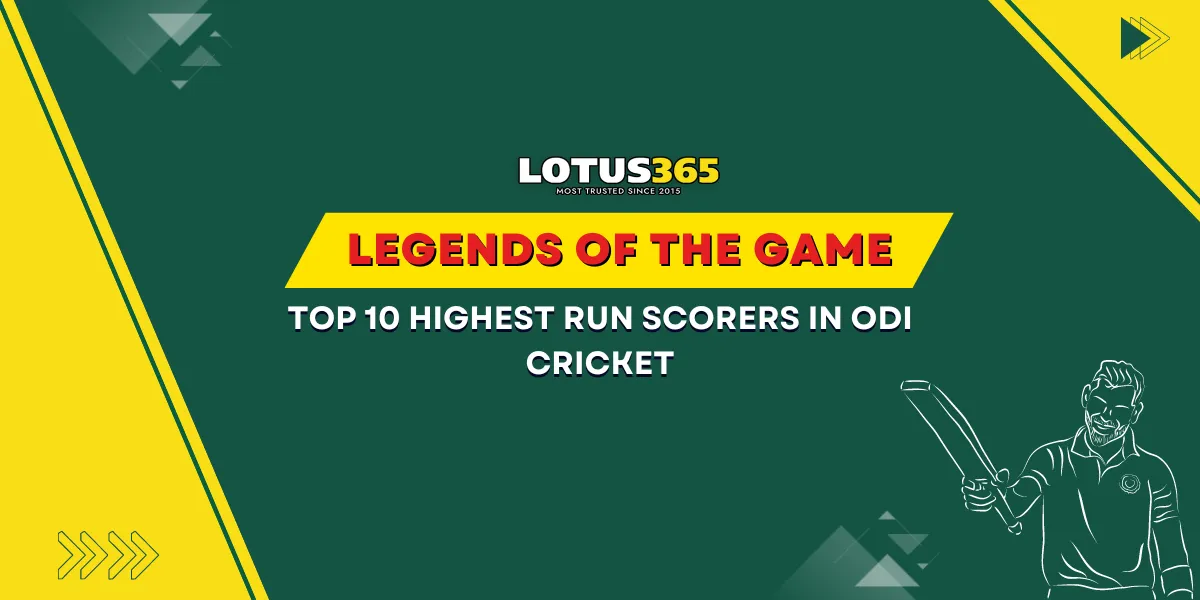 top 10 highest run scorers in odi cricket