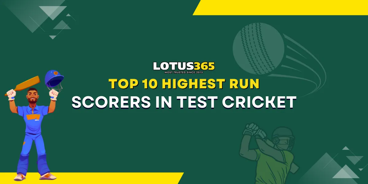 top 10 highest run scorers in test cricket