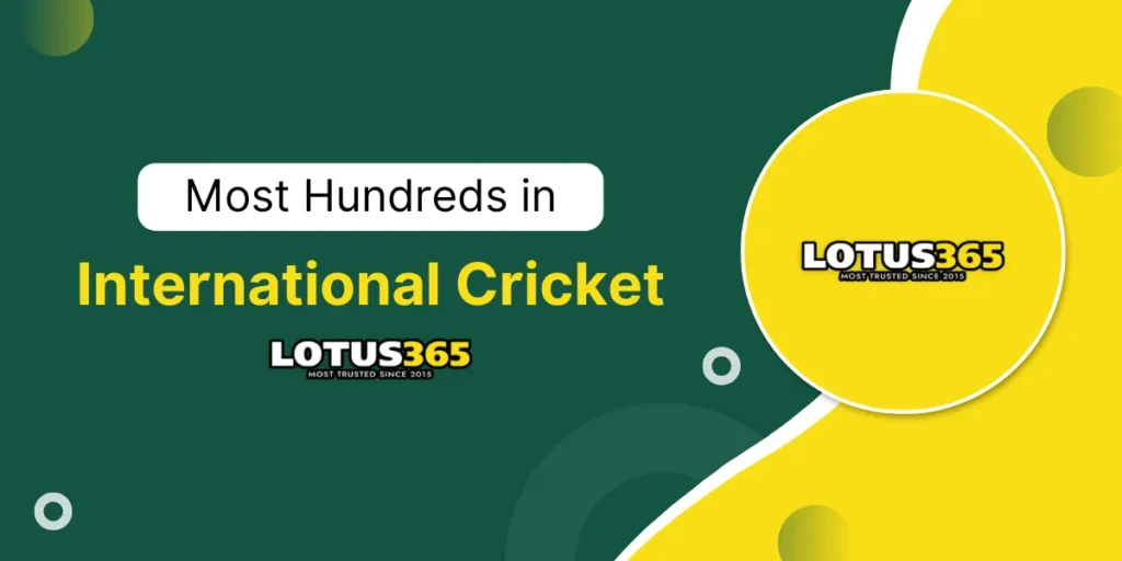 most hundreds in international cricket